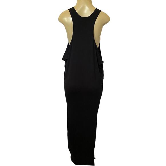 MIKOH Mavericks Maxi Dress Side Slit Scoop Neck Cover Up Black Racerback… - Picture 7 of 9